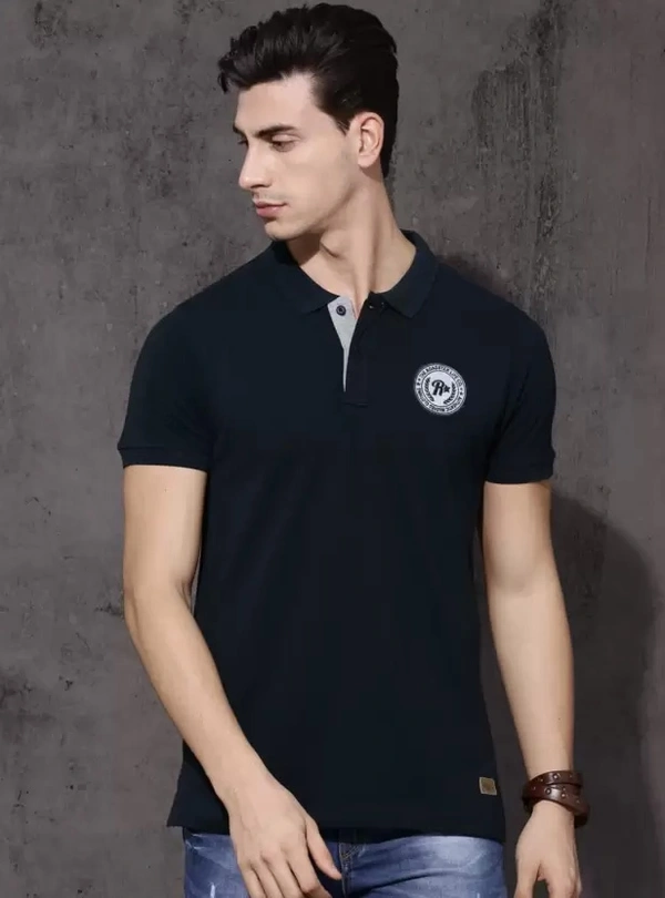 #M9992H1 The ROADSTER  THE ROADSTER MENS SHORT SLEEVES POLO  2H1 - Navy, L