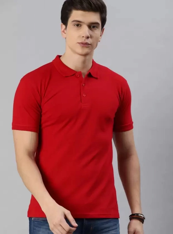 #M9992G The ROADSTER  THE ROADSTER SHORT SLEEVES POLO  2G1 - Red, S