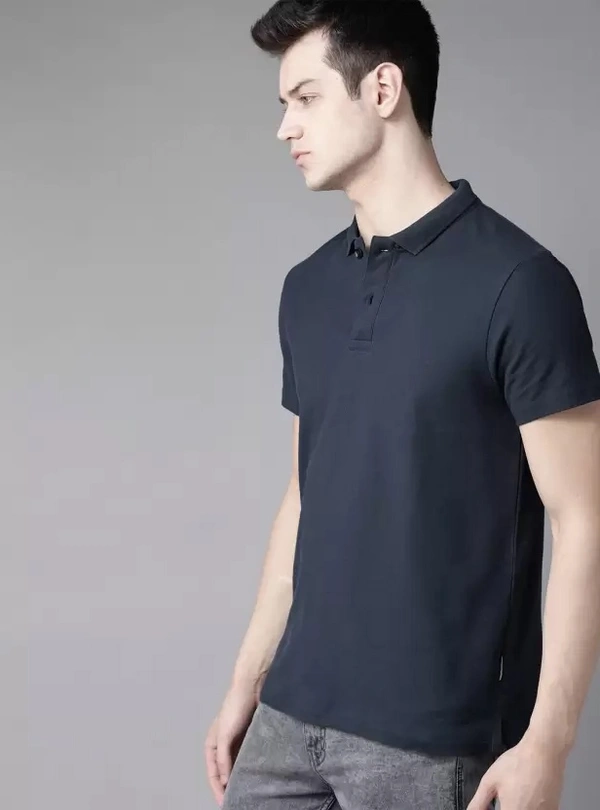 #M9992F1 THE ROADSTER  THE ROADSTER MENS SHORT SLEEVES POLO  2F1 - Navy, L