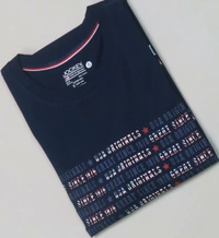 #M10145G1 JOCKEY  JOCKEY PRINTED TSHIRT  5G1 - Black, L