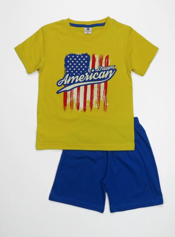 #SB15495G6 BEARDREAM BEARDREAM BOYS SHORTY SET  5G6 - as image, 8y