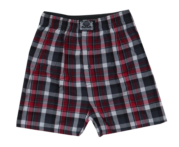 #M9419D_R3 IDENTITY  MENS WOVEN BOXER SHORTS R3 - As image, S