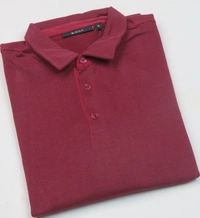 #M10131A3 &GOLF &GOLF LONG SLEEVE WINTER POLO 1A3 - Red, L