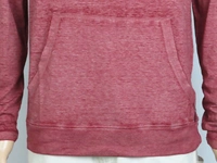 #M10127AOS2 Silver Jeans  SILVER JEANS HOODED LONG SLEEVE T SHIRT OS2 - Burgundy, XL