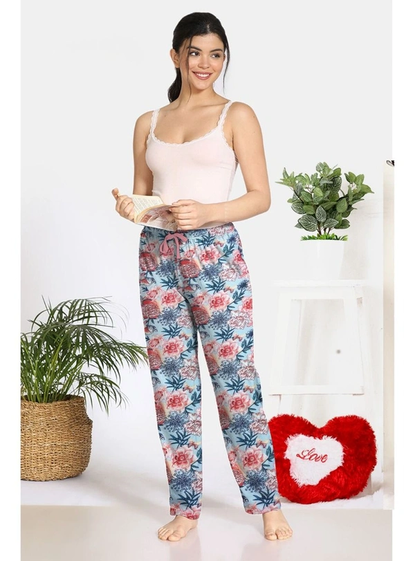 LADIES PRINTED NIGHT PANT 51B