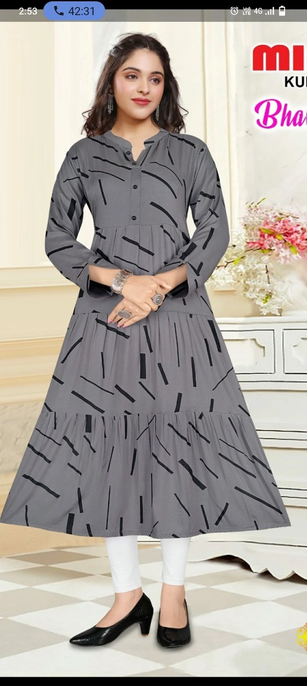 #1003 Minu BHAVYA 2 KURTI 003 - as image, 40