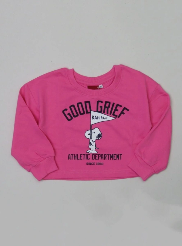 PEANUTS GIRLS CROPPED SWEATSHIRT 69L