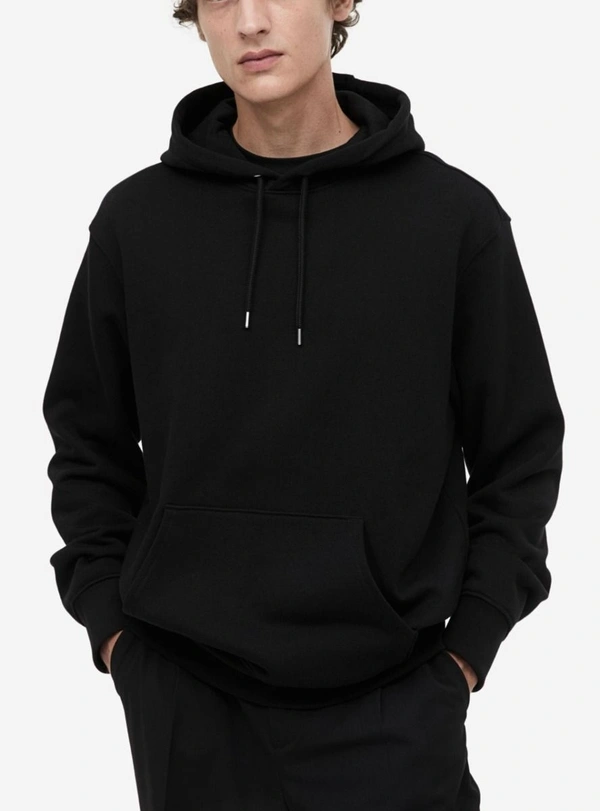 #M10173A Hard Rock HARD ROCK HOODED FLEECE SWEATSHIRT BLACK 73A - Black, M