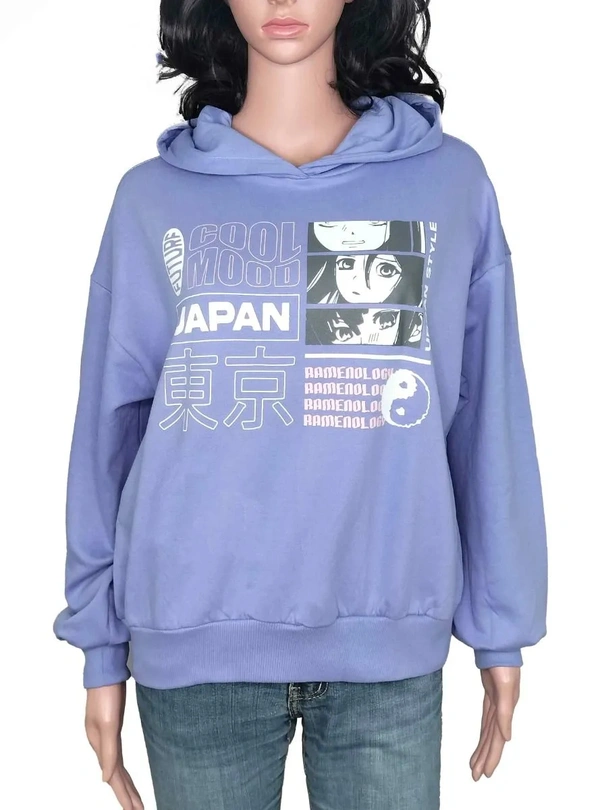 #W12607A TIFFOSI   TIFFOSI LADIES HOODIE PULLOVER SWEATER LILAC07A - Lilac, 2xs