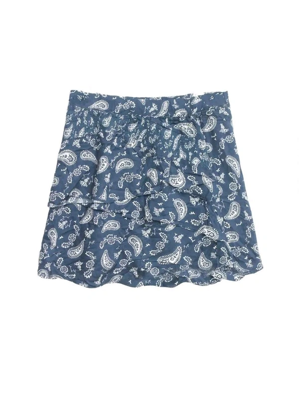 #W11824A LADIES VISCOSE WOVEN SKIRT 24A - As image, 20y