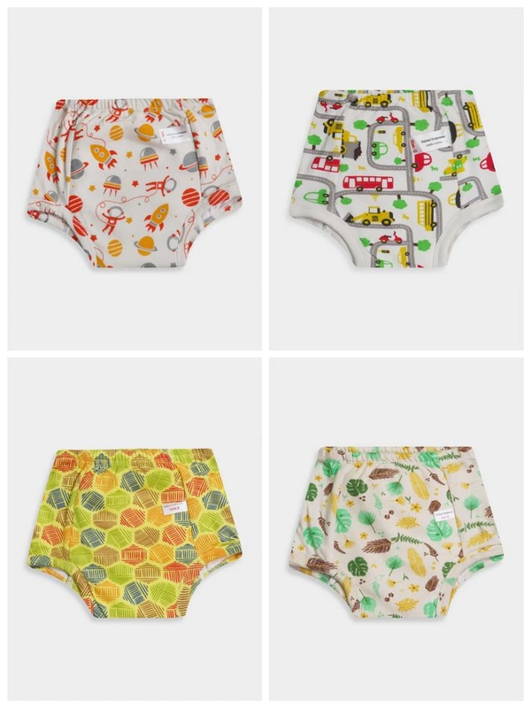 #A31065A1 Neutral                        Kids Padded Underwear  - White, 0-1y