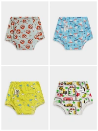 #A31065A1 Neutral                        Kids Padded Underwear  - White, 0-1y