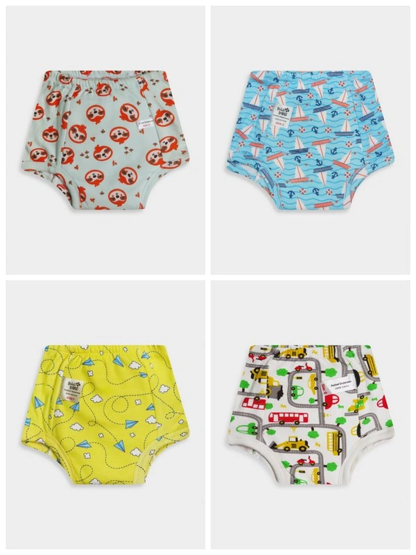 #A31065A1 Neutral                        Kids Padded Underwear  - White, 0-1y