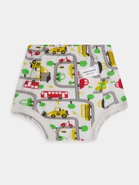#A31065A1 Neutral                        Kids Padded Underwear  - White, 0-1y