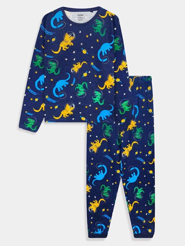 #B16248A1 Sinsay Boys Printed Pyjama Set 8A1 - Ultramarine, Good Quality, 5/6 Years