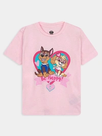 #G21872A1 Sinsay Girls Printed Short Set  - Pink, Good Quality, 4 Years