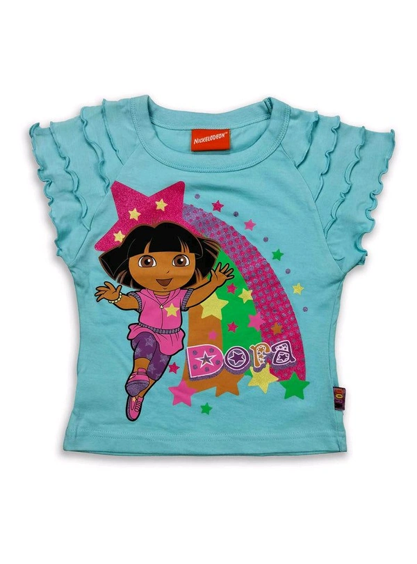 #NICKELODEON Girls Printed Skirt Set - Maroon, 4y, Good Quality