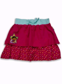 #NICKELODEON Girls Printed Skirt Set - Maroon, 4y, Good Quality