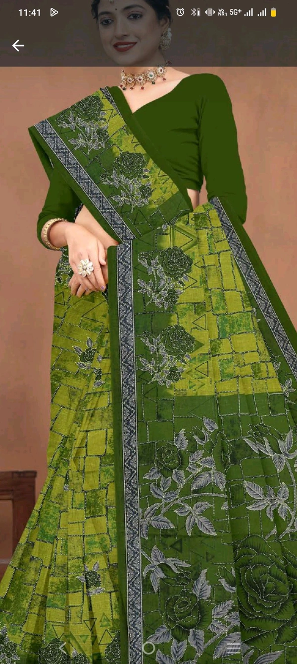 #424124 Minu MINU XL (Vol-4) SAREE124 - as image, 5.5