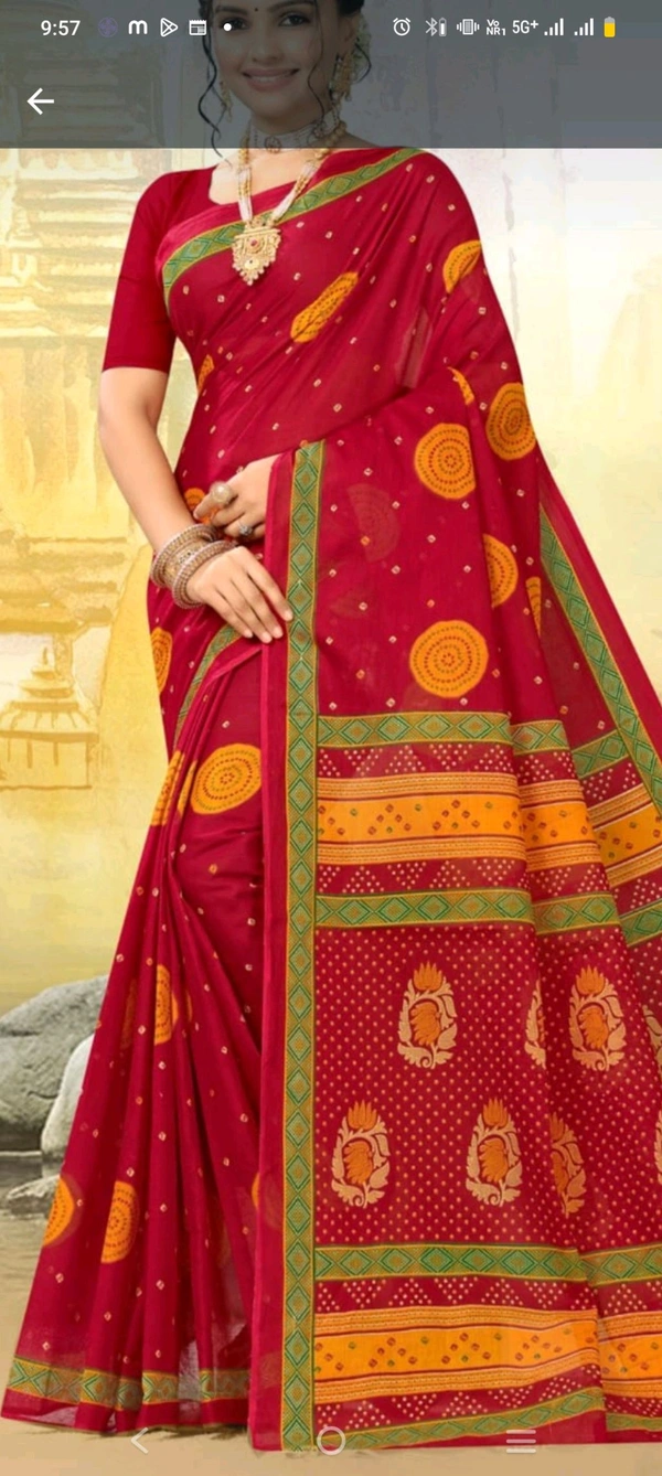 #DNO13775 MINU  RAJANYA CHUNRI SAREE 775 - 5.5, as