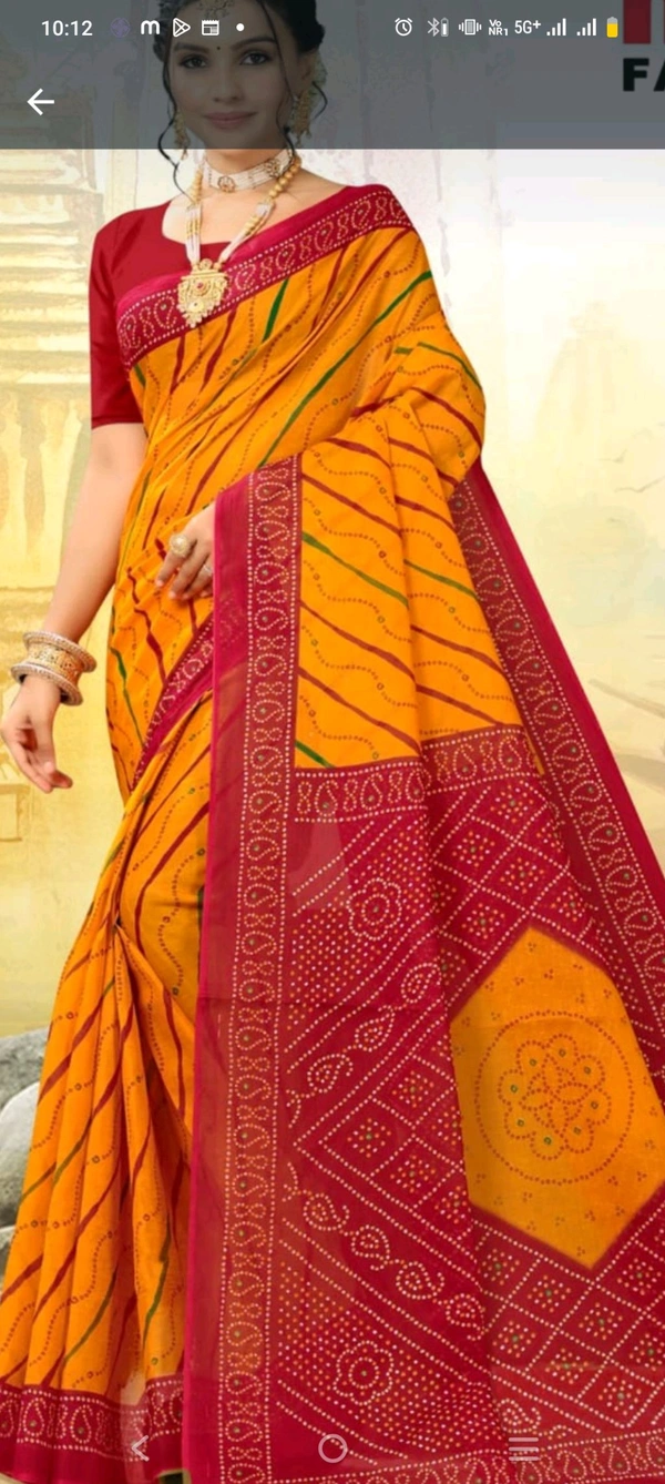 #DNO13042 MINU  RAJANYA CHUNRI SAREE 042 - as image, 5.5