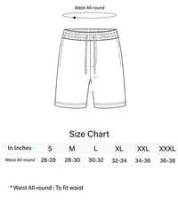 ATTITUDE  Mens French Terry Charcoal Shorts  - M, Black, 323