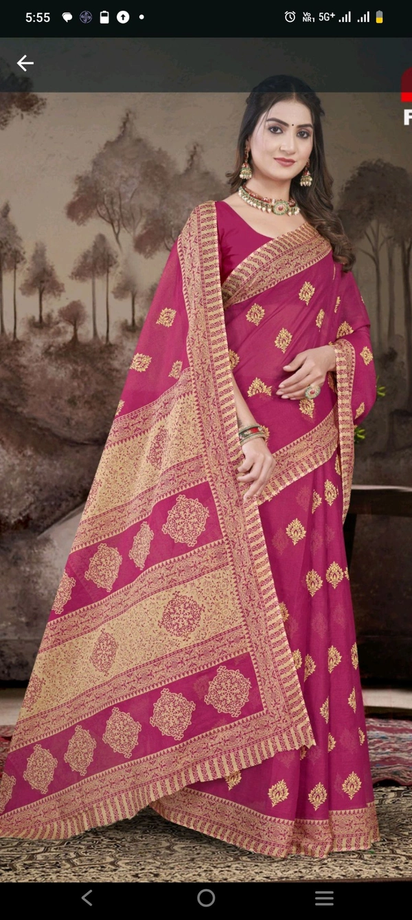 #Minu Manchali Kimora Deep Saree 218 - as image, 5.5
