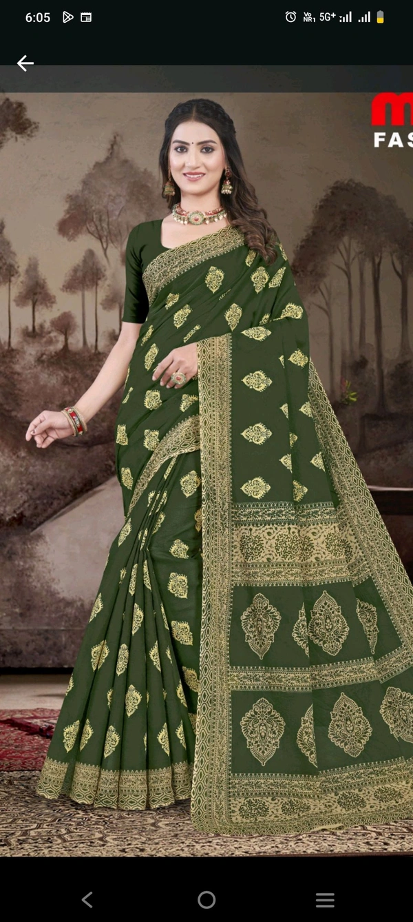 Manchali Kimora Deep Saree 877 - as image, 5.5