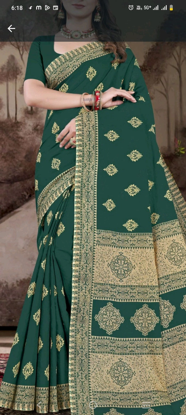 Manchali Kimora Deep Saree 218 - as image, 5.5