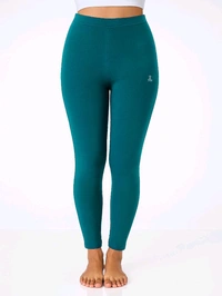 Decillion  Ladies Ankle fit Rust Red Leggings 3F1 - Red/ pink/ purple/, L