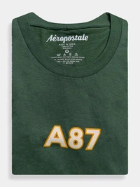Aeropostale  Mens Embroidery  T shirt 2X1 - red / green /, L