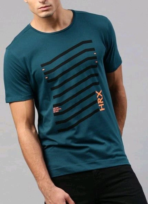 Attitude  Mens Short Sleeve Printed T-shirt 0B1 - Royal Blue, M