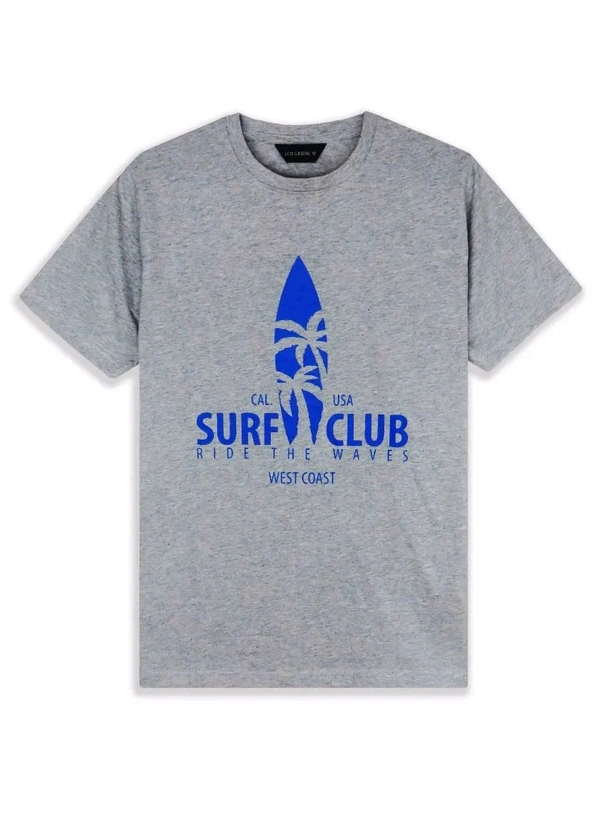 LCW Mens Printed Tshirt Navy - S, grey/ cream/ navy blue