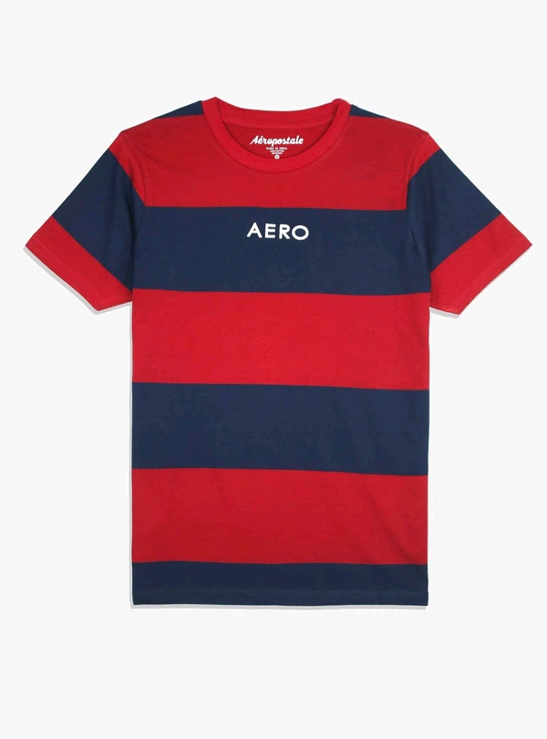 Aeropostale Mens Rugby Striped Tshirt 5G2 - as image, L