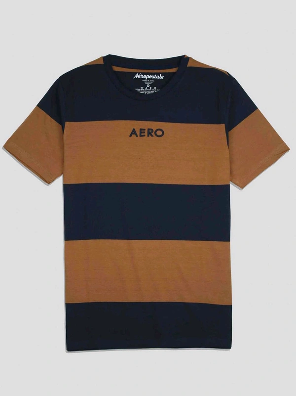 Aeropostale Mens Rugby Striped Tshirt 5G2 - as image, L