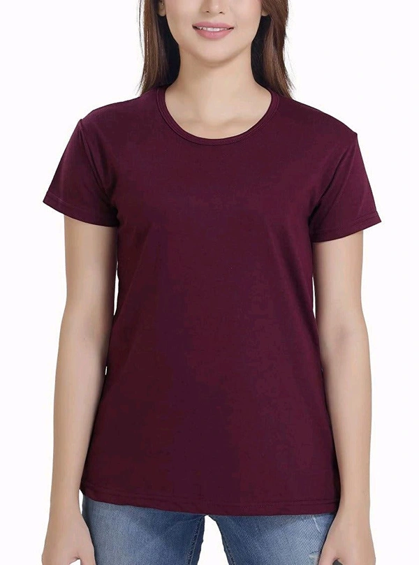 Leftovers  Ladies Crew Neck T-shirt 1E4 - Purple, XL