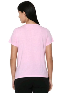 LEFTOVERS  Ladies Crew Neck T-shirt 1F3 - Pink Lace, 3XL