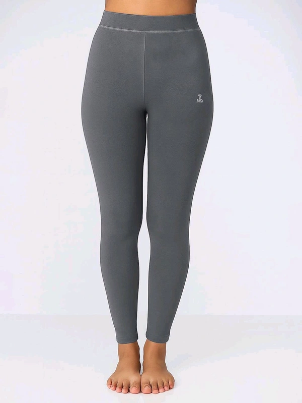 W13256S1 Ladies Ankl Ecoral Leggings 6S1 - Gray, M