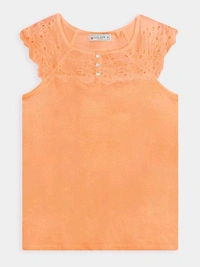CLOCK HOUSE Ladies Orange Crochet 7C1 - Web Orange, S, 0.2