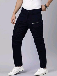 CINOCCI  MENS DENIM  Navy cargo Jeans 2E1 - Mine Shaft, 34