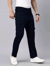 CINOCCI  MENS DENIM  Navy cargo Jeans 2E1 - Mine Shaft, 34