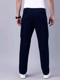 CINOCCI  MENS DENIM  Navy cargo Jeans 2E1 - Mine Shaft, 34