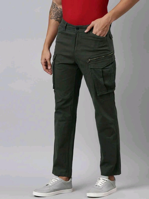 CINOCCI  MENS Woven Olive Pant 2D1 - 30, Cyprus