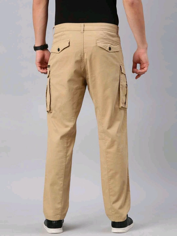 CINOCCI  Mens Woven Beige Pant D1 - Tan, 30