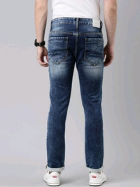 CINOCCI  Mens Slim Fit Denim Jeans 5A1 - Cornflower Blue, 36, 0.400