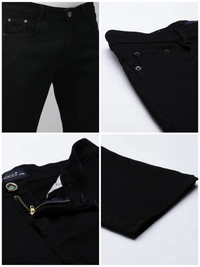 CINOCCI  Means Slim Fit Black Jeans 9A1 - Black, 30