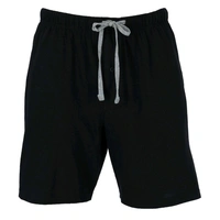 Attidube Men's Knit Sleep Shorts Black OC4 - Black, M