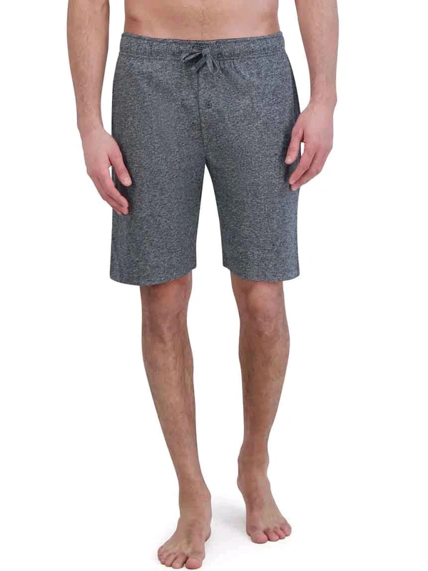 Attidube Men's Knit Sleep Shorts Charcoal 0A3 - Gray, S