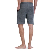 Attidube Men's Knit Sleep Shorts Charcoal 0A3 - Gray, M