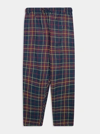 CROWN & LVY Men's Woven Flannel Pant 9Q1 - Sherpa Blue, XL